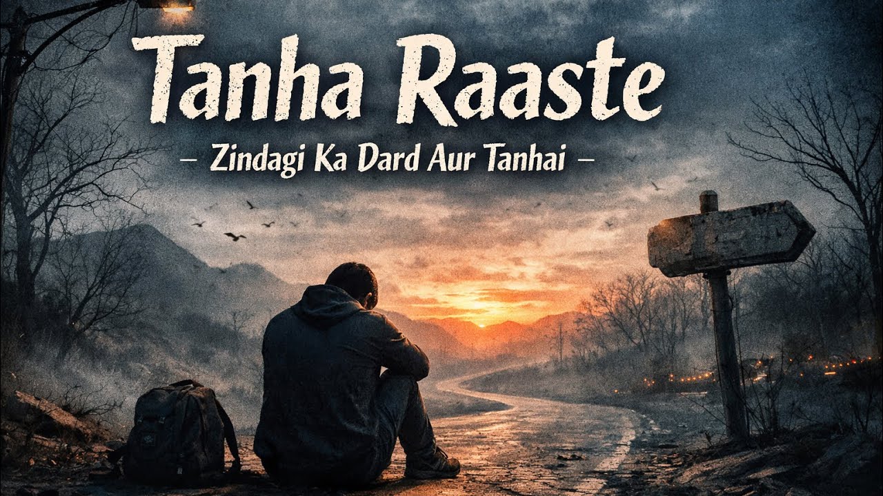 Tanha Raaste 🥀 | Sad Emotional Song 2026 😔 | Heart Touching Hindi/Urdu Song 🎶