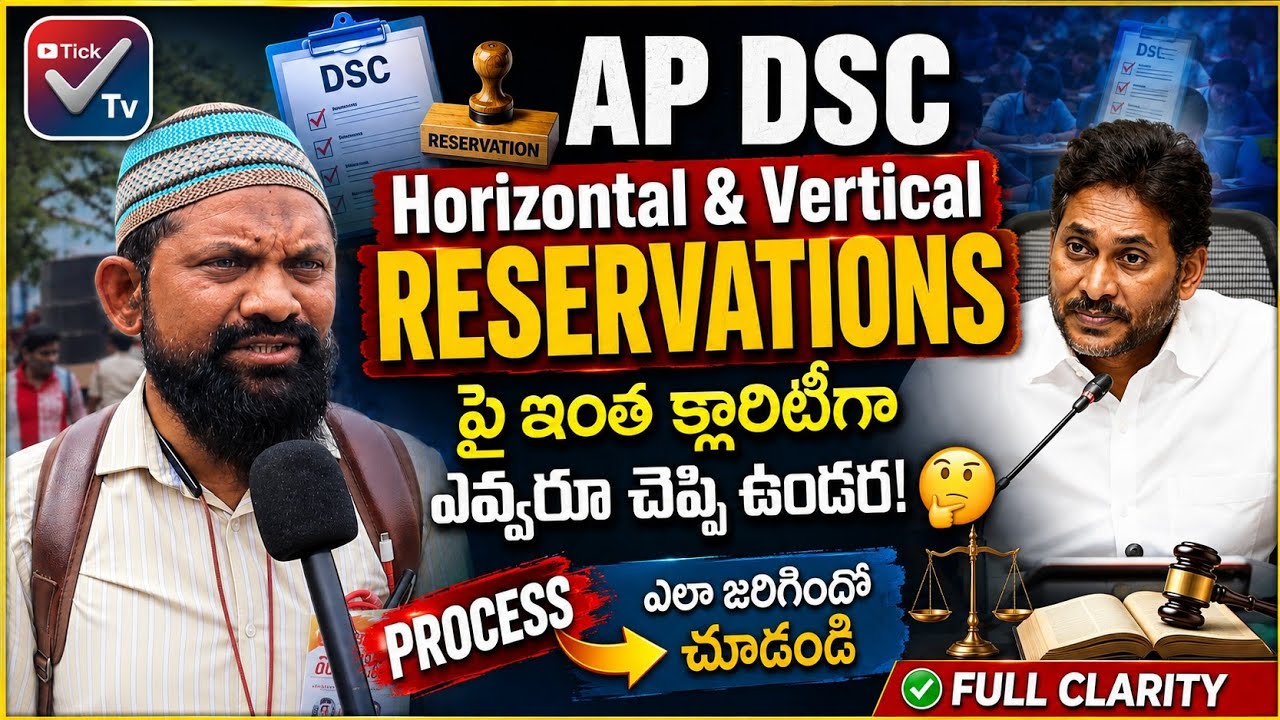 👌 AP DSC 2025 Selected Teacher Superb Analysis on Horizontal and Vertical Reservations in DSC Posts