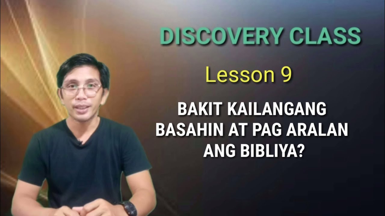 BAKIT KAILANGANG BASAHIN AT PAG ARALAN ANG BIBLIYA?