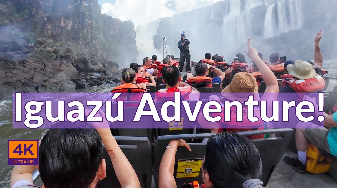 Iguazzu Falls boat ride adventure  #unesco