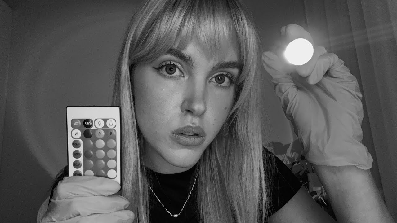 ASMR SUOMI näöntarkastus 👀 (näät mustavalkosena) | whispered eye-exam in finnish