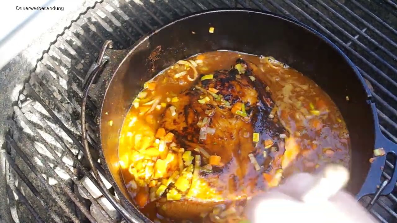 🐷🤠 Schweinebraten wie im wilden Westen | Schweinebraten im Dutch Oven