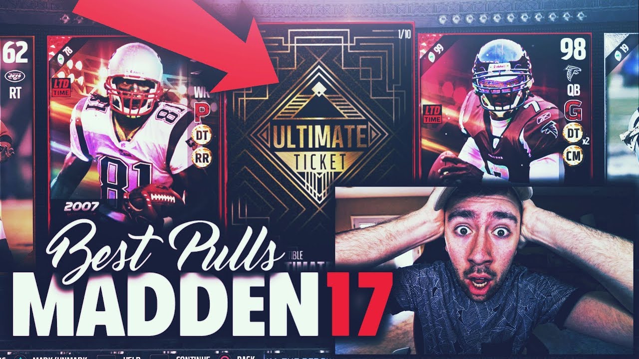 MY BEST PULLS OF MADDEN 17! *UNREAL PACK LUCK*