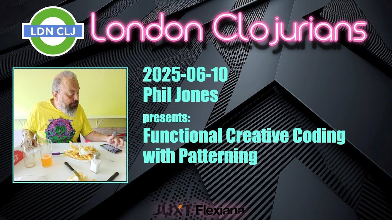 Functional Creative Coding with Patterning (by Phil Jones)