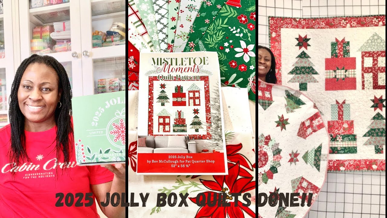 🎄🪡 Завершено изготовление лоскутных одеял Jolly Box в 2025 году
