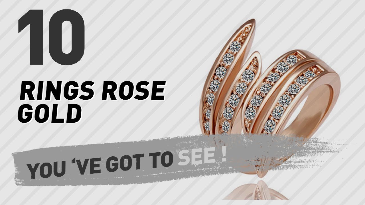 Rose Gold Rings Top 10 Collection // UK New & Popular 2017