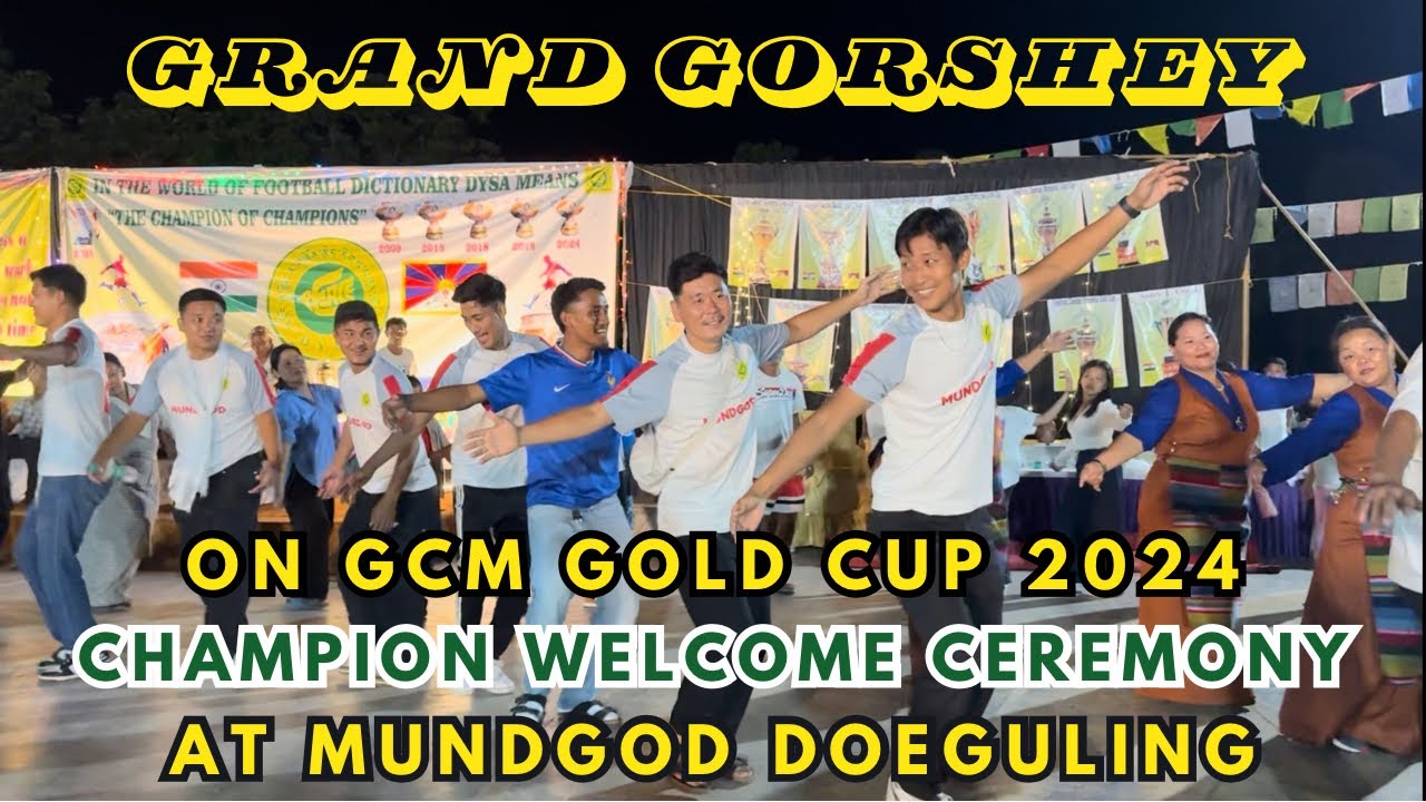 GRAND GORSHEY on Welcome Ceremony of GCM GOLD CUP 2024 at Mundgod Doeguling #gcm #mundgod #celebrate