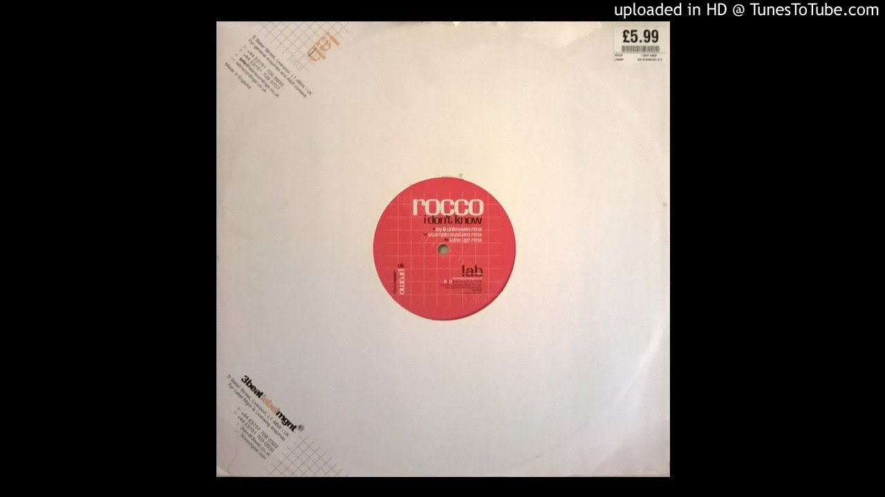Rocco - I Don't Know (Tune Up! Remix)