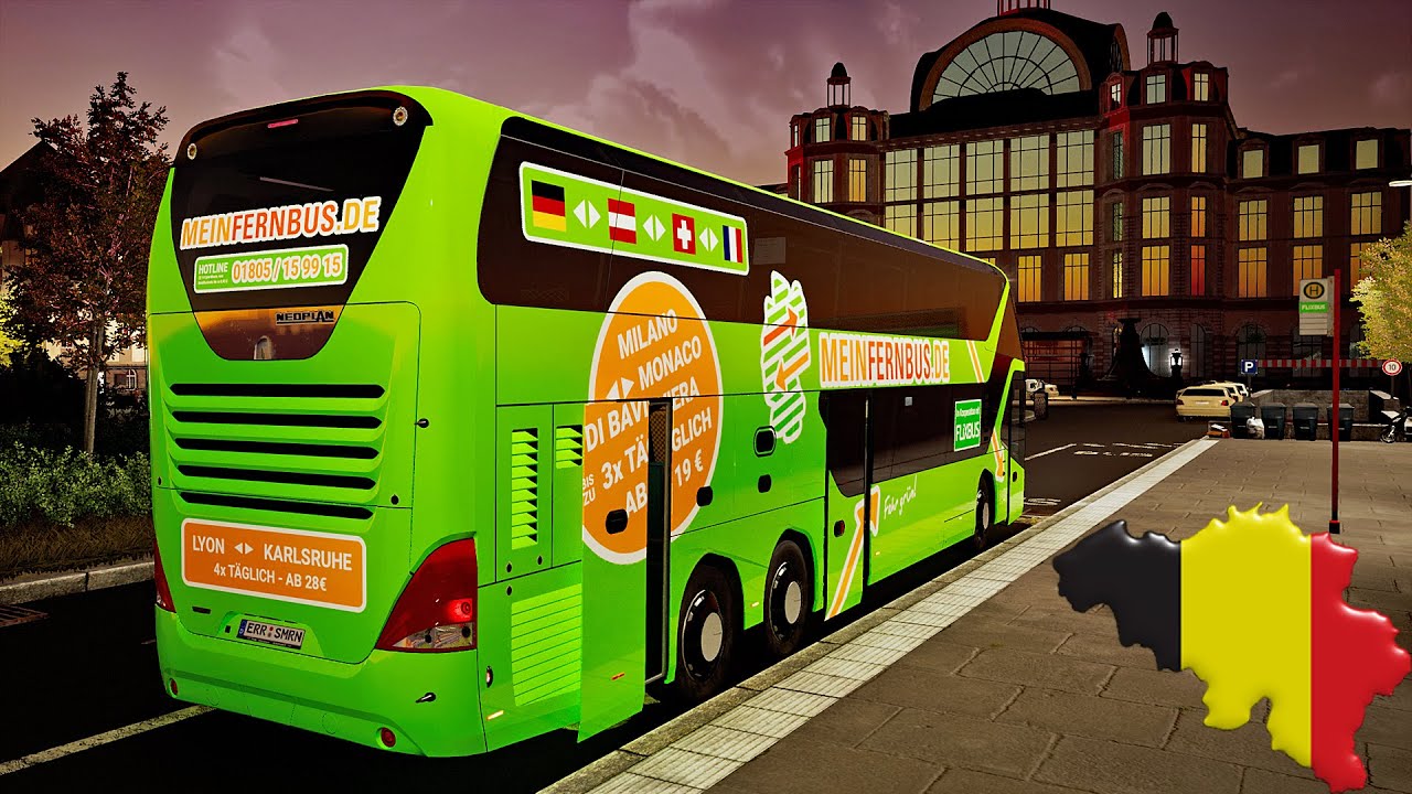 Fernbus Simulator ! ! ! DLC Belgium ! ! ! GAMEPLAY ! ! !