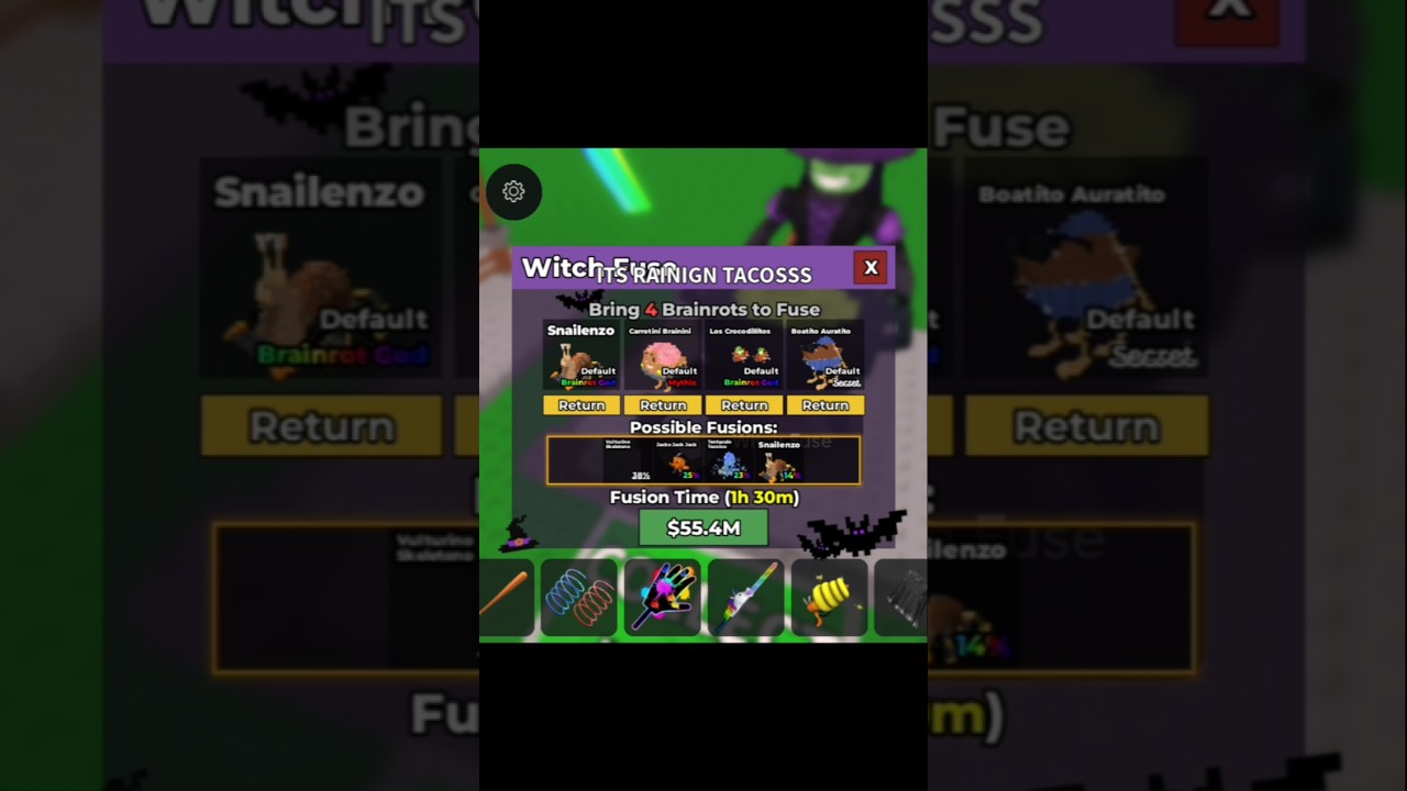 let's craft something in witch fuse👻