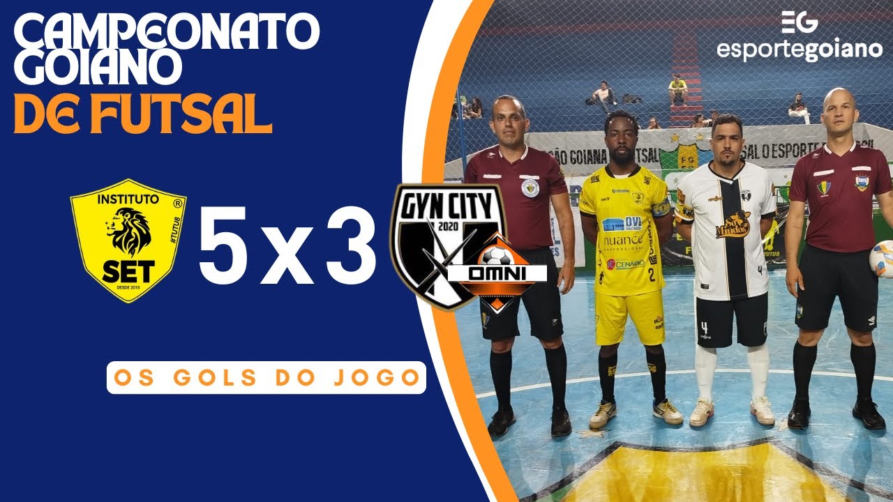 Pela abertura do Campeonato Goiano de Futsal, Instituto SET bate Omni/Gyn City por 5x3