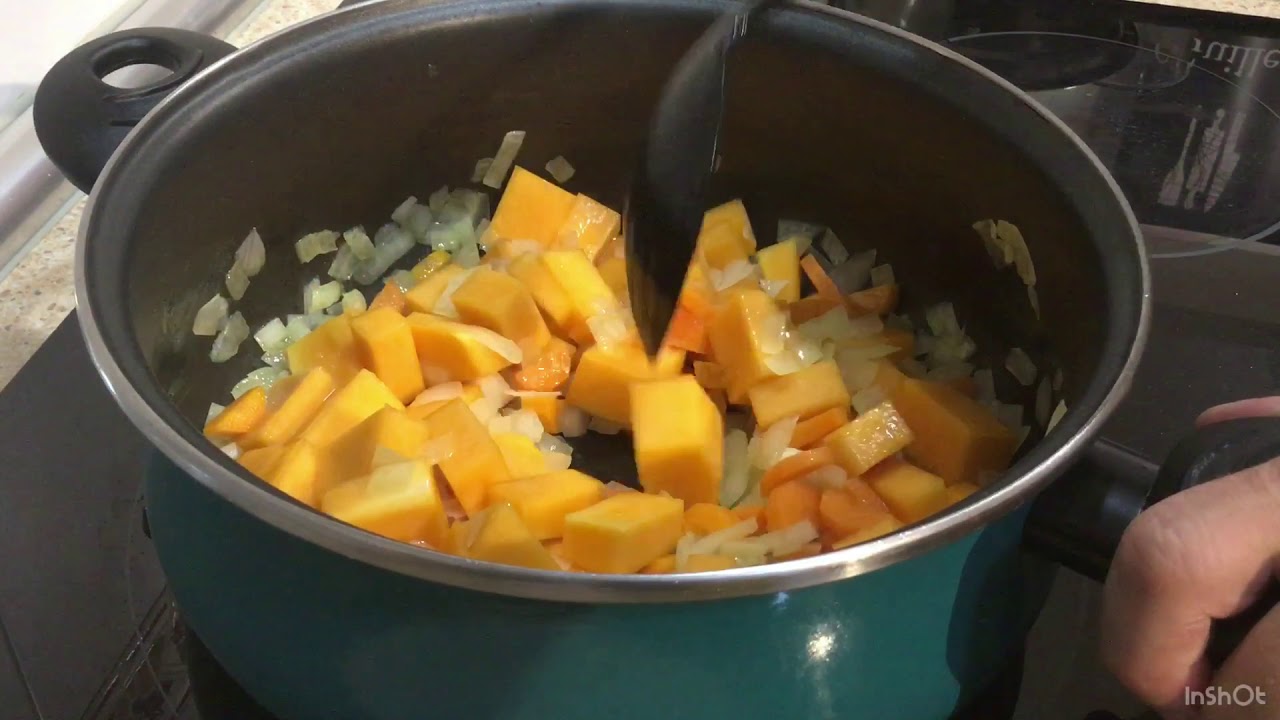 Cómo preparar crema de calabaza y zanahoria