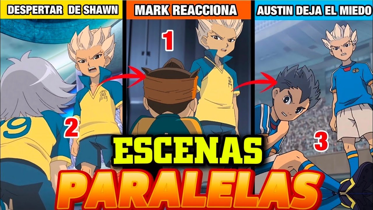 Escenas IGUALES en Inazuma Eleven | Paralelismos que pocos notaron