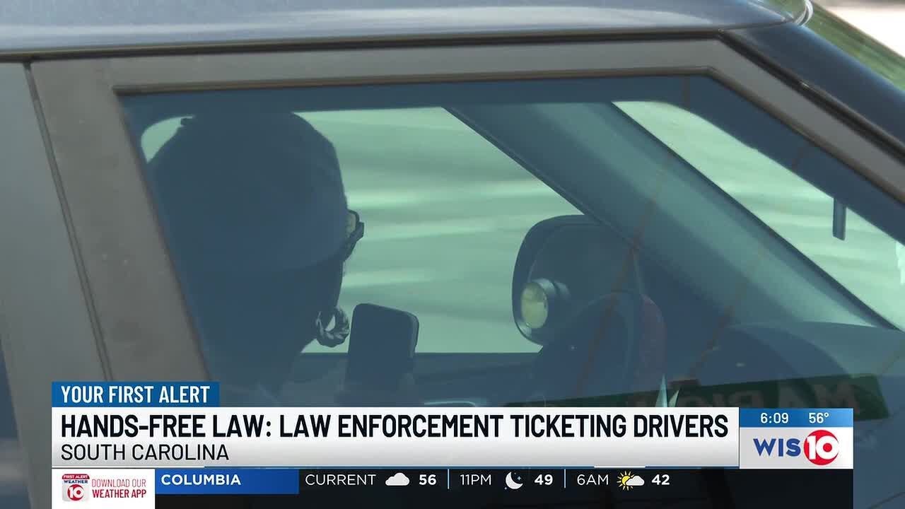 SC hands-free law: Grace period over, drivers now face fines and license points