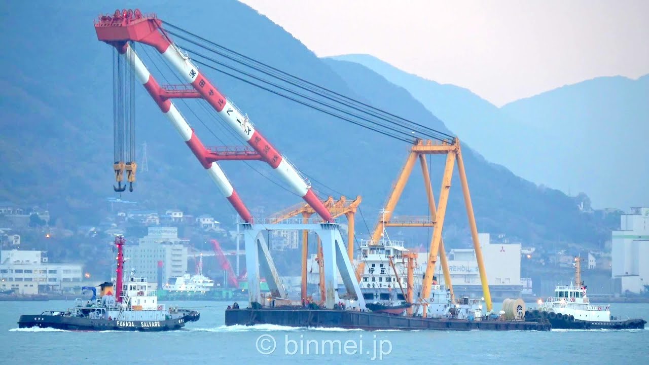 伊豆 / IZU - 深田サルベージ建設起重機船 / Fukada Salvage & Marine Works floating crane - 2021