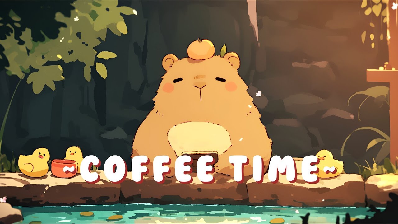 24/7 Capybara Lofi Beats | Relaxing Jazz Hop Collection 🎵