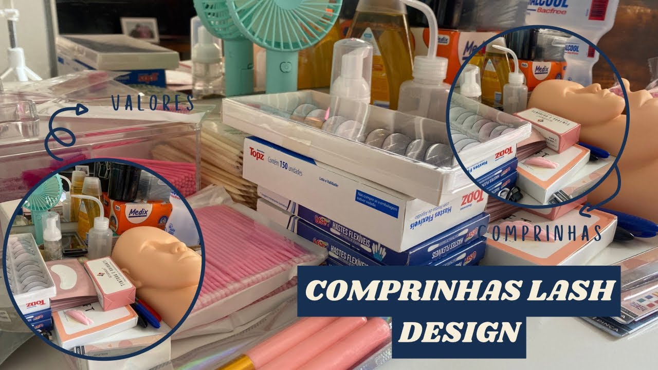 COMPRINHAS PARA CÍLIOS LASH DESIGN + QUANTO GASTEI