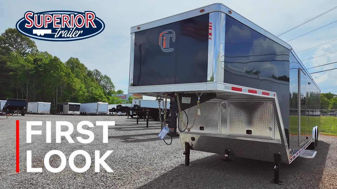 NEW Black InTech NASCAR Race Trailer | FIRST LOOK