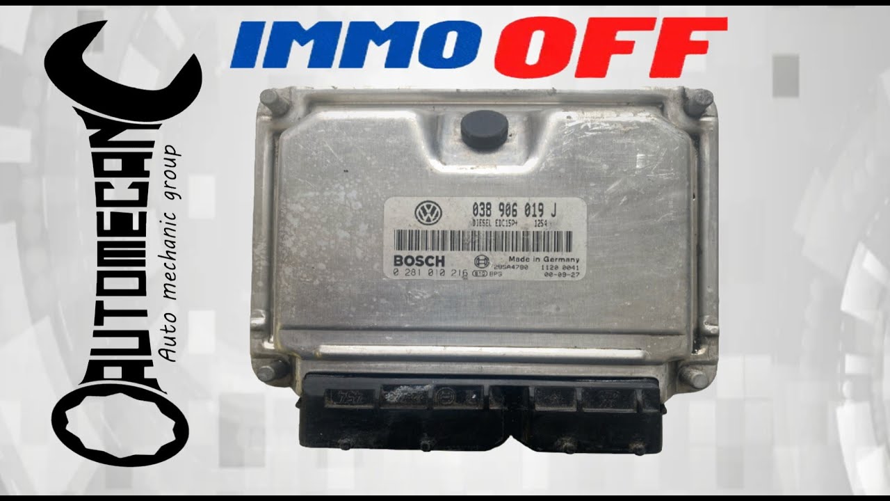 BOSCH EDC15  ECU VW IMMO OFF