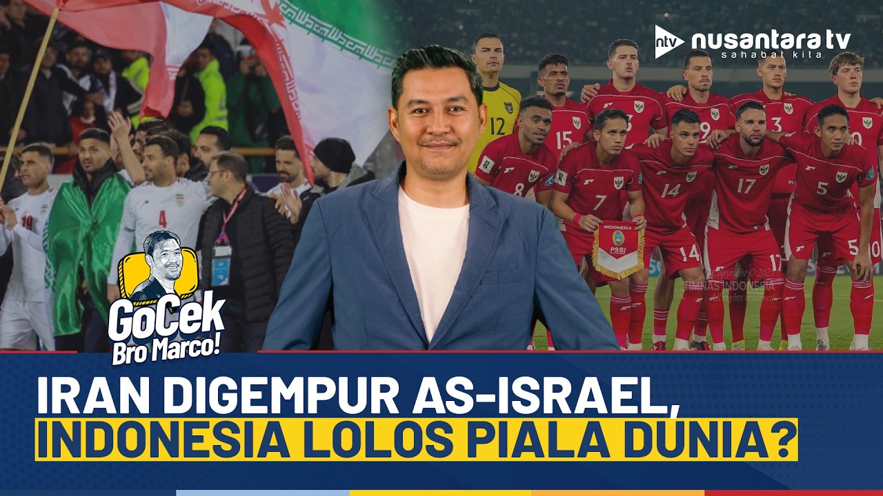 [LIVE] Iran Digempur AS-Israel, Indonesia Lolos Piala Dunia? | GOCEK MARCO