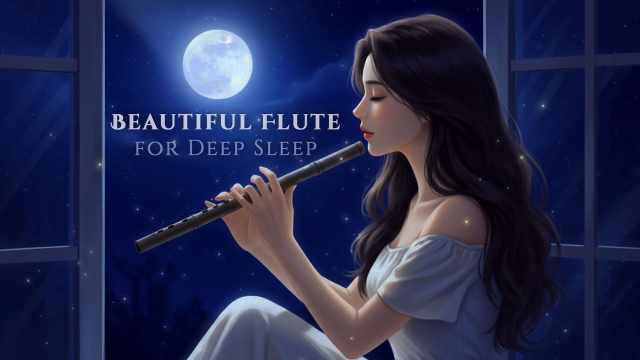 Sleep Without Effort 💤 Soft Healing Flute Melody for Instant Night Relaxation