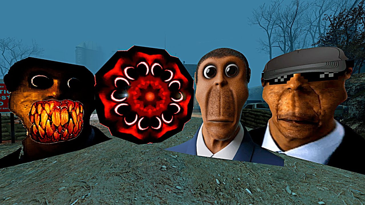 NO WHERE TO HIDE FROM OBUNGA IN GMOD