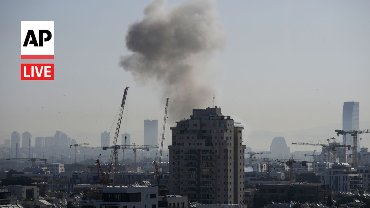 LIVE: Tel Aviv skyline as Iran war continues