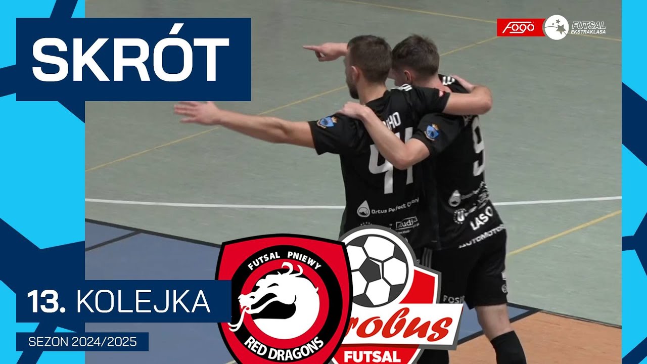 Red Dragons Pniewy - Texom Eurobus Przemyśl 2:6 | SKRÓT | 13. kolejka (2024/25)