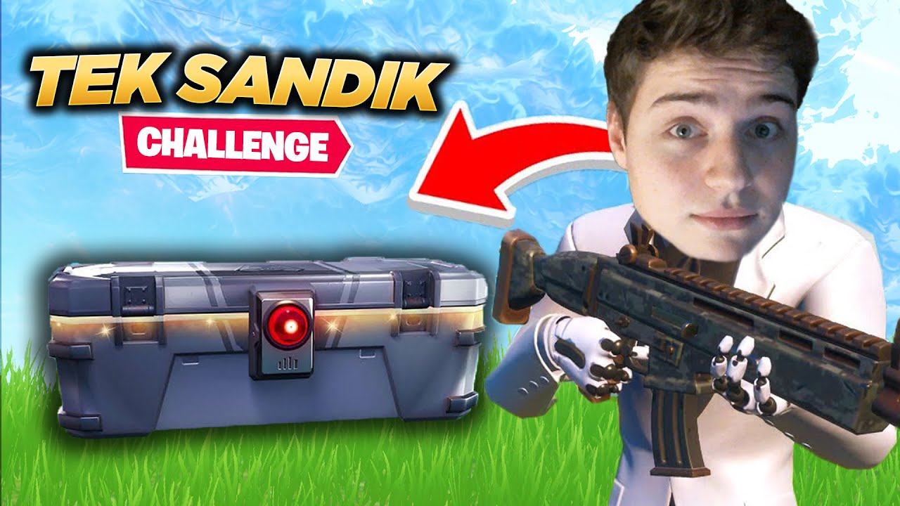 Tek *FEDAİ* Sandık Challenge !! (Türkçe Fortnite)