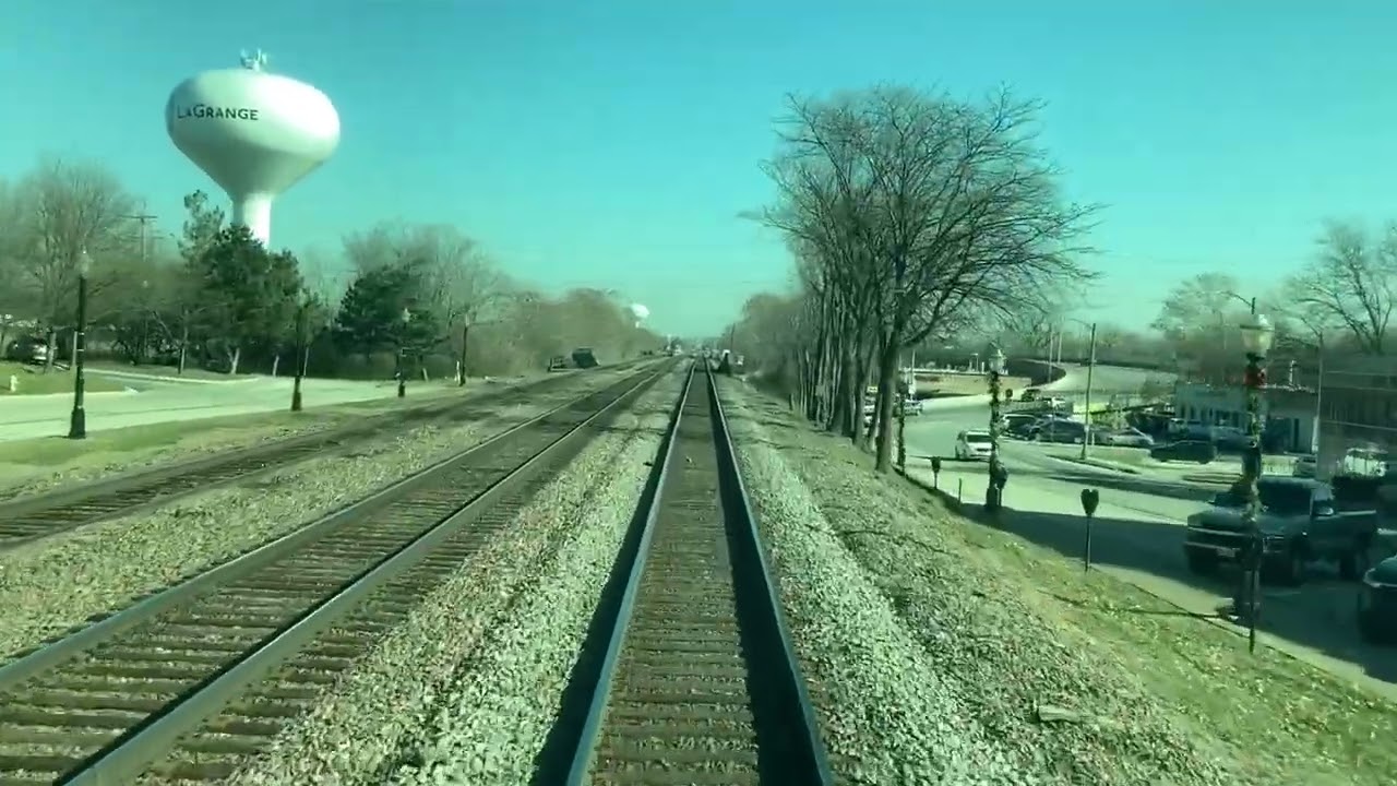 Metra cab car ride BNSF line Clarendon Hills to Chicago 11/23/22