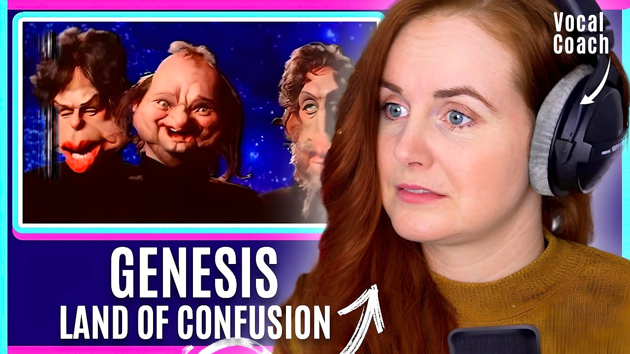 Genuine CONFUSION | Vocal Coach tries to BREAK DOWN  Genesis - Land Of Confusion