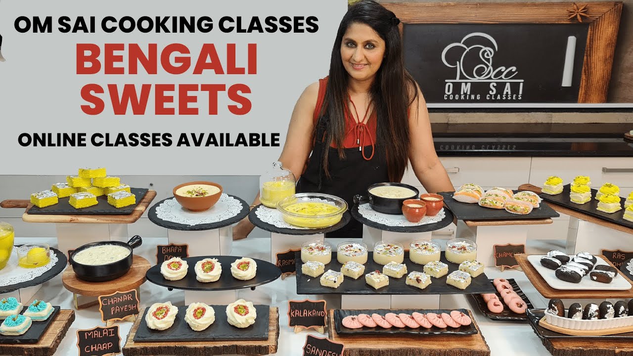 Bengali Mithai /Sweets for online class call☎️☎️8551 8551 03, 788 786 6677 by Om Sai cooking Classes