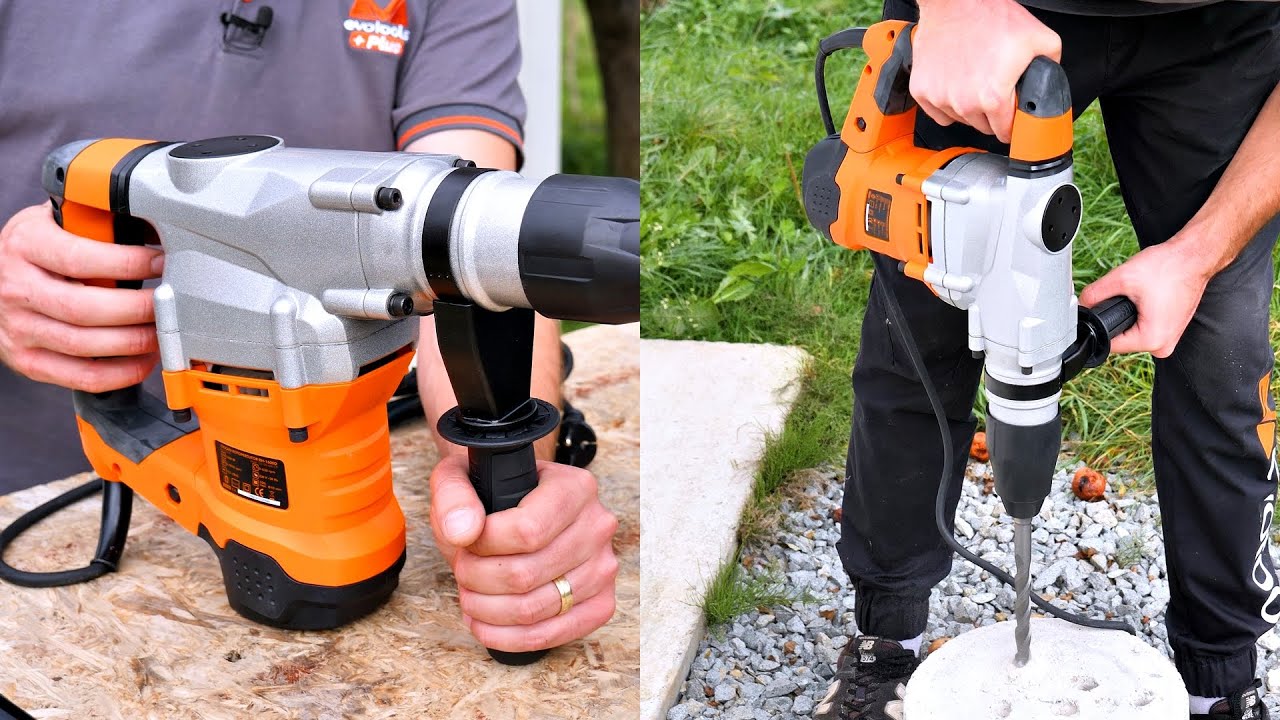 Ciocan Rotopercutor SDS MAX de 9J, EvoTools RH-1600D, 1600W