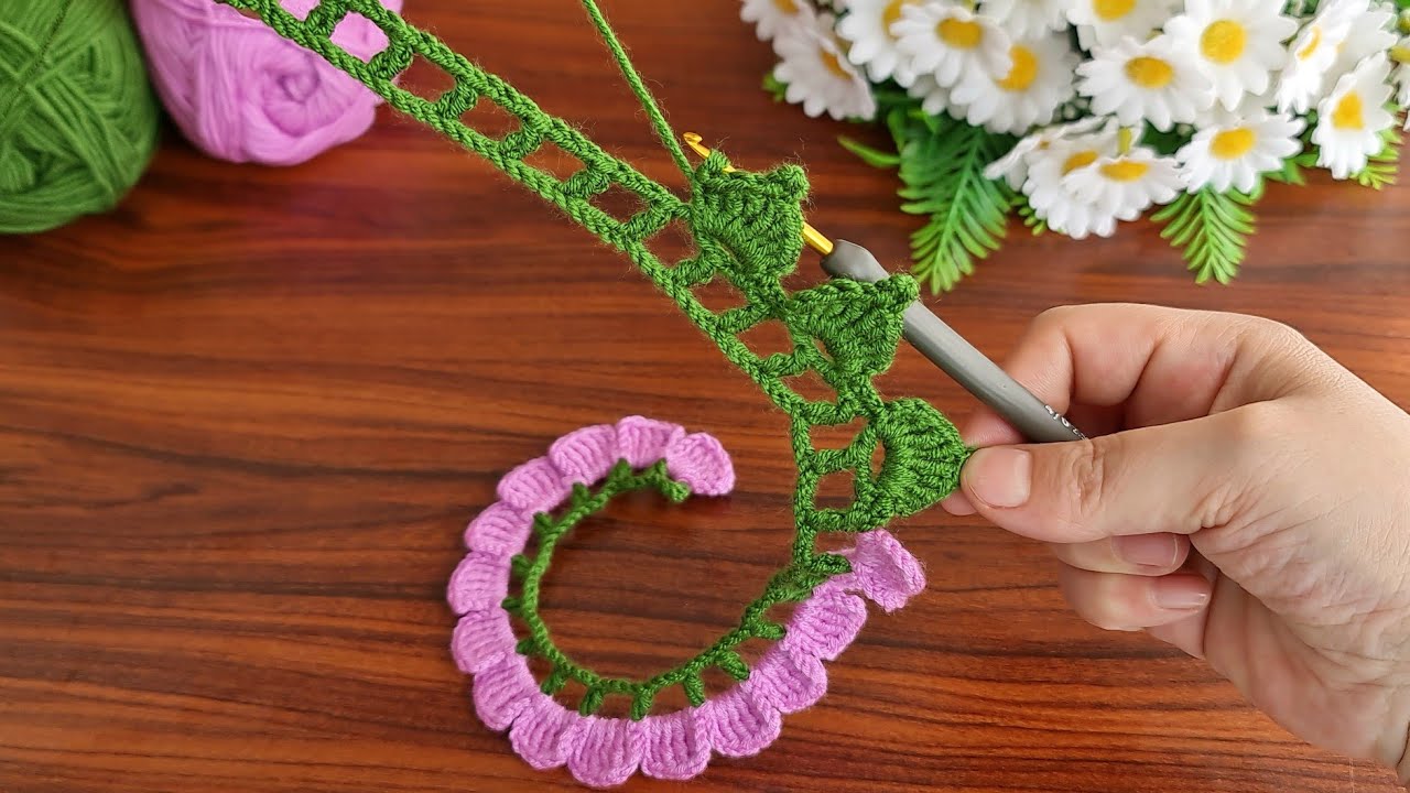 3D Super!. Crochet Flower 🌹 Very easy crochet rose flower making for beginners.You should do it now