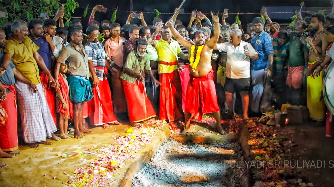 இளையநயினார்குளம் - ஸ்ரீ புளியடி தில்லை 💥அம்மன் தசரா குழு - 12 ம் காளி 🔥பூஜை - பூங்குழி இறங்குதல் 💥