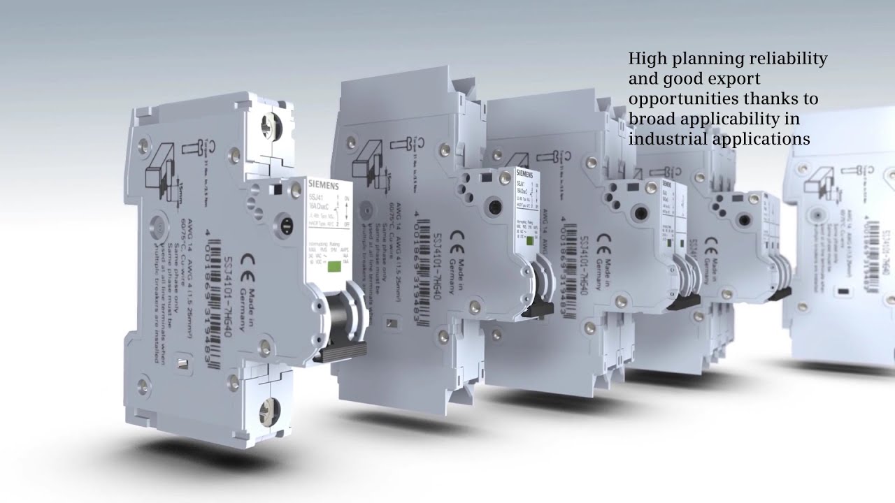 Siemens Industrial HG Miniature Circuit Breakers 5SJ4 - RS