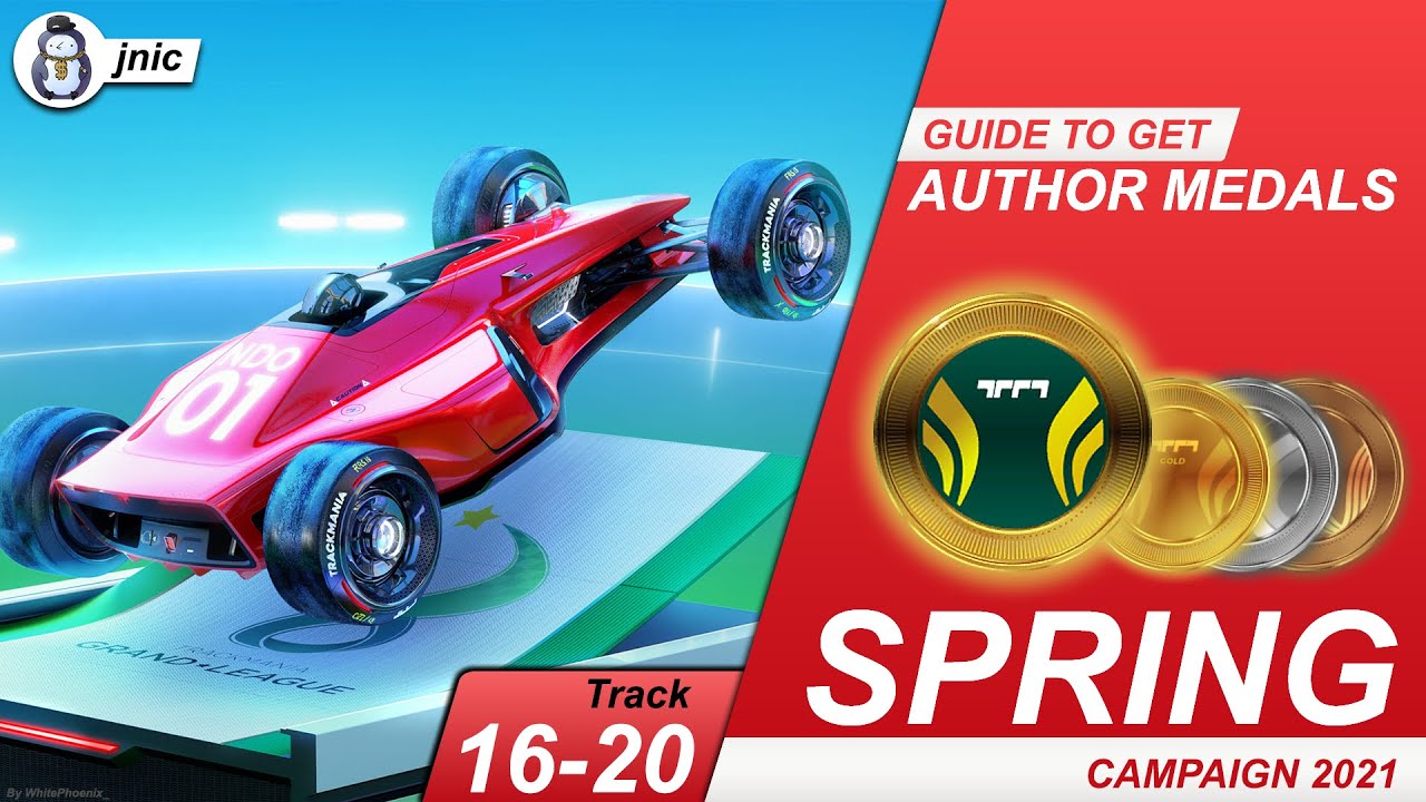 AUTHOR TIME tutorial series! guide to ALL MEDALS in Trackmania! Maps 16-20