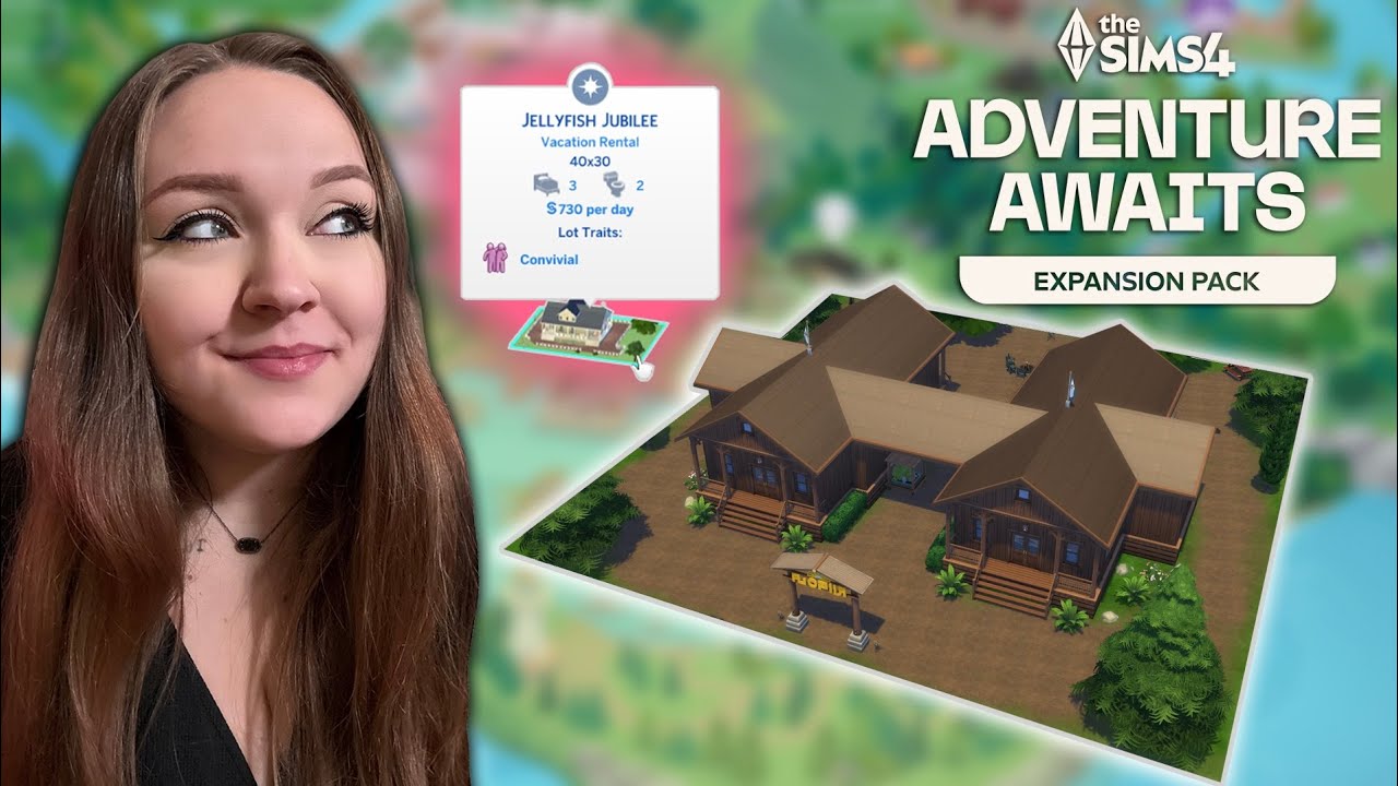 Я построил официальные участки для The Sims 4: Приключения ждут! | Экскурсия и закулисье 🌲