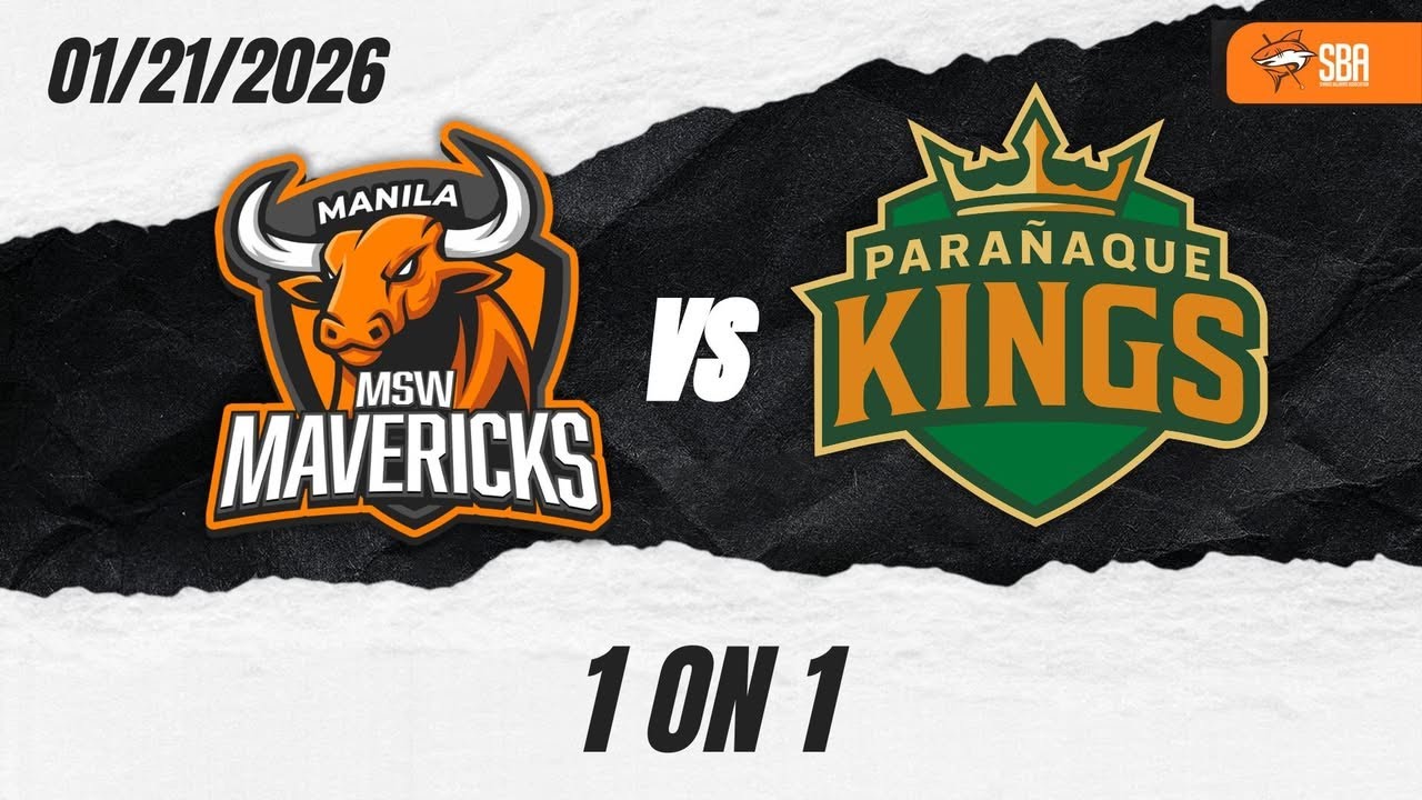 LIVE: MSW MAVERICKS vs. PARAÑAQUE KINGS | SBA SEASON 2 | January 21, 2026