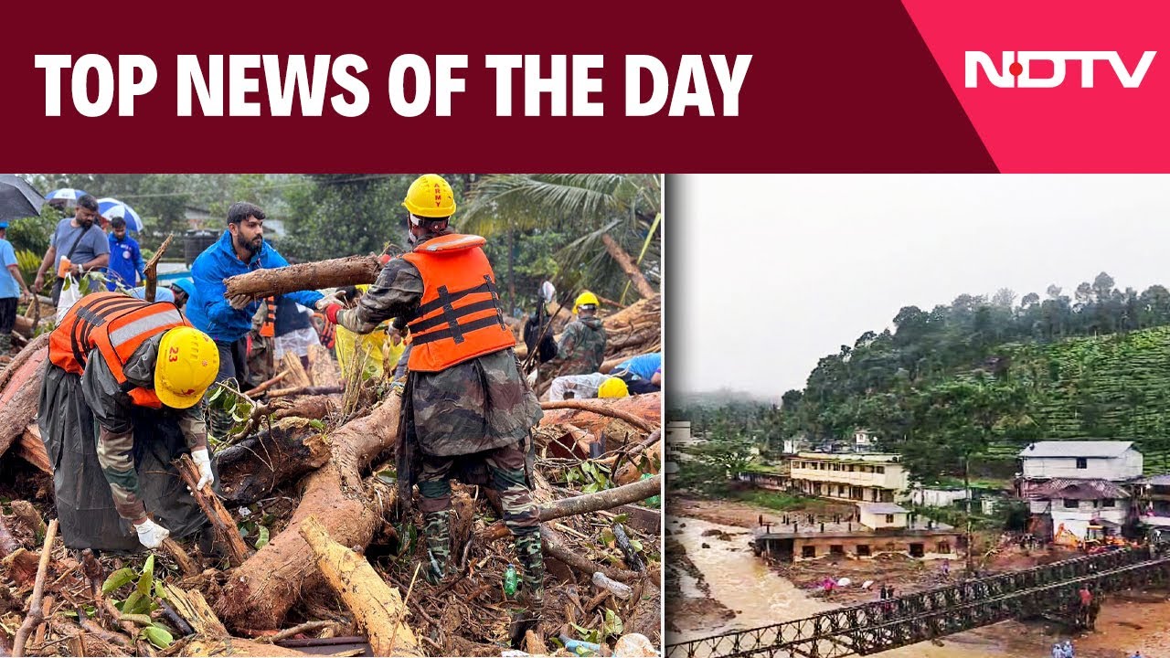 Wayanad Landslides | Wayanad Devastation: Day 5 Of Rescue Operations | Top News: August 03, 2024