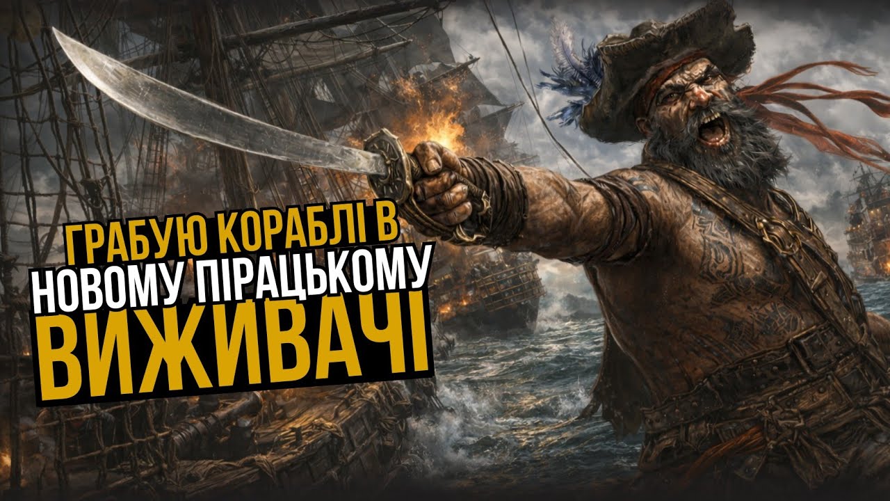 ПЛАНУЮ ПЕРШІ ГРАБУНКИ КОРАБЛІВ В  WINDROSE - Українською