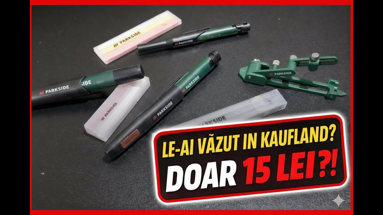 DOAR 15 LEI?! 😱 4 Accesorii Parkside din Kaufland pe care nu trebuie să le ratezi