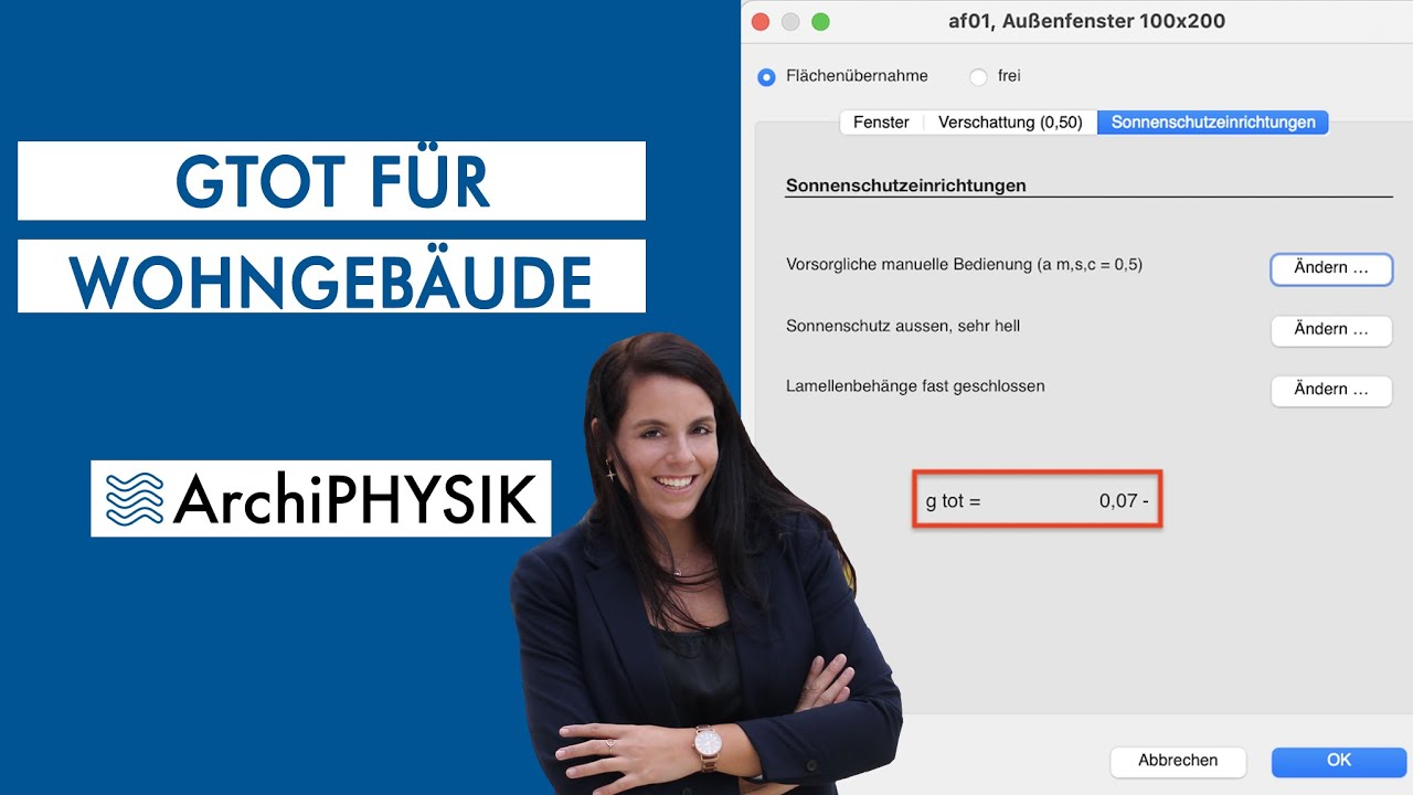 WUKSEA UPLOAD: gtot für Wohngebäude übermitteln | ArchiPHYSIK Einsicht