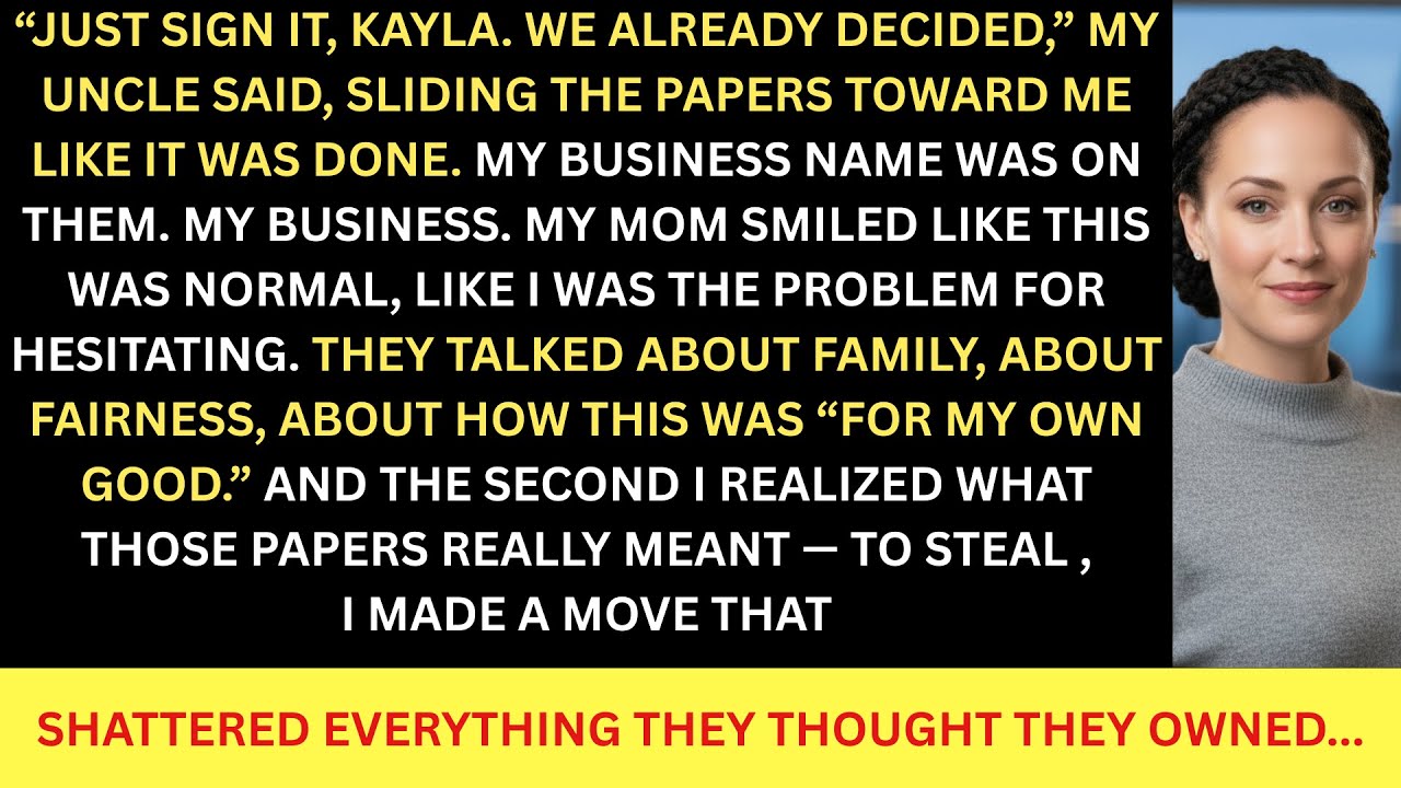 MY FAMILY TOOK EVERYTHING I BUILT, THEY DIDN'T TAKE THE PROOF...