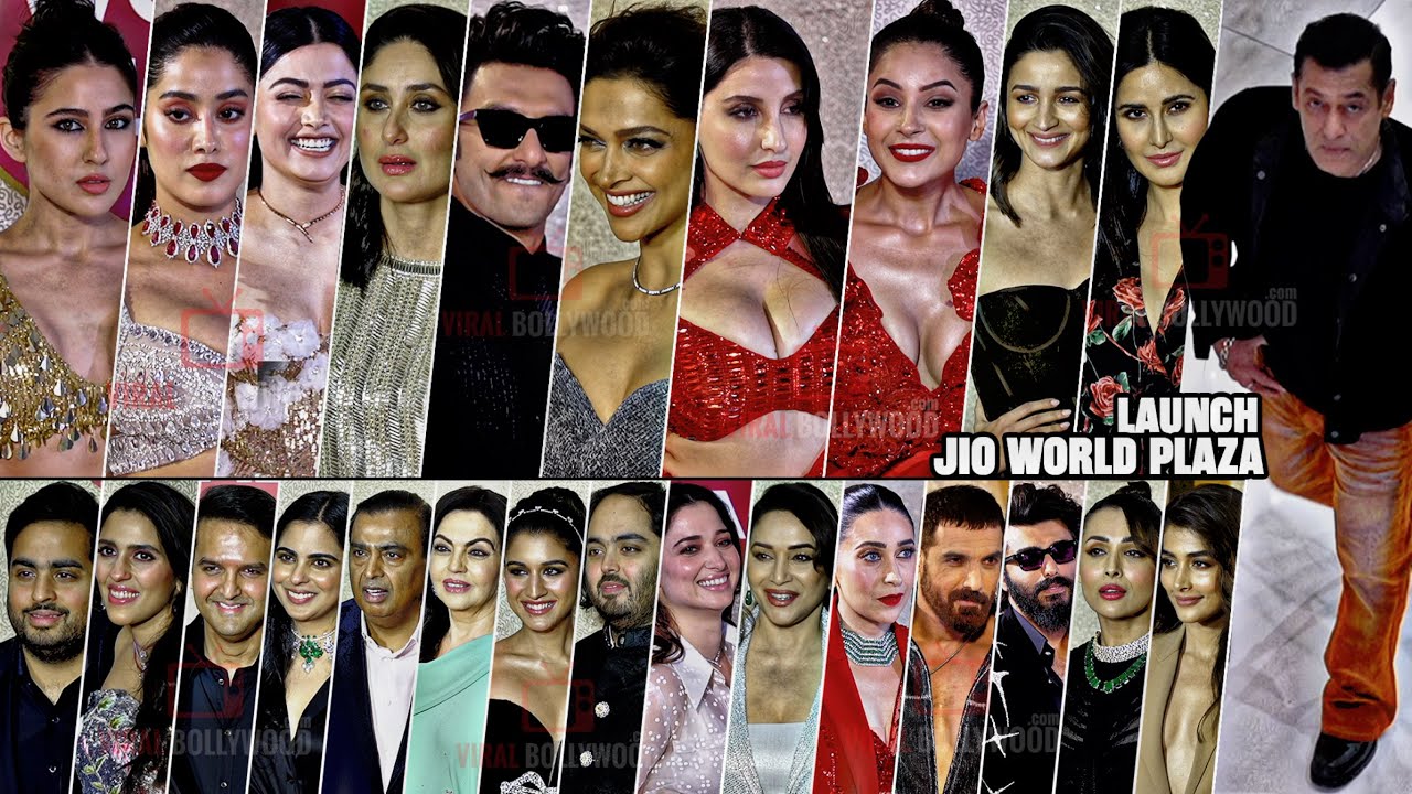 UNCUT - Jio World Plaza Star-Studded Launch | Salman Khan, Katrina, Alia, Ranveer, Deepika, Ambani