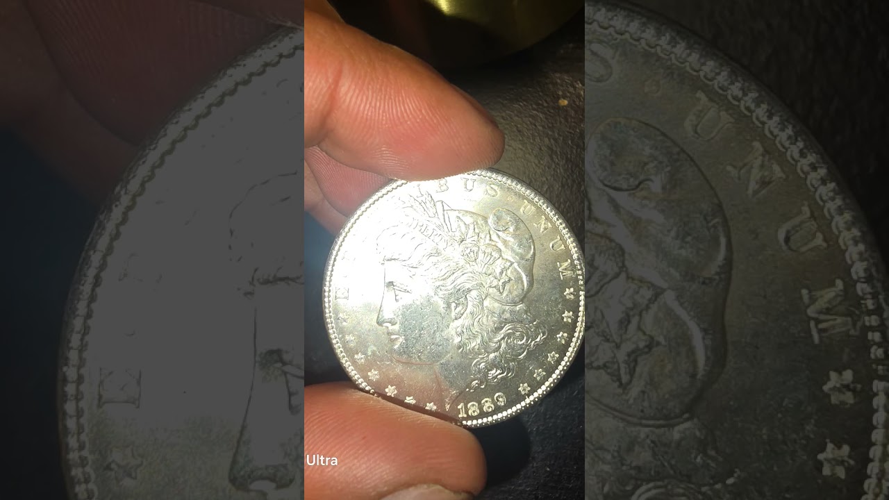 1889 Morgan Dollar coin 135 years old B.U condition #Americana #Silver #value #morgansilverdollar