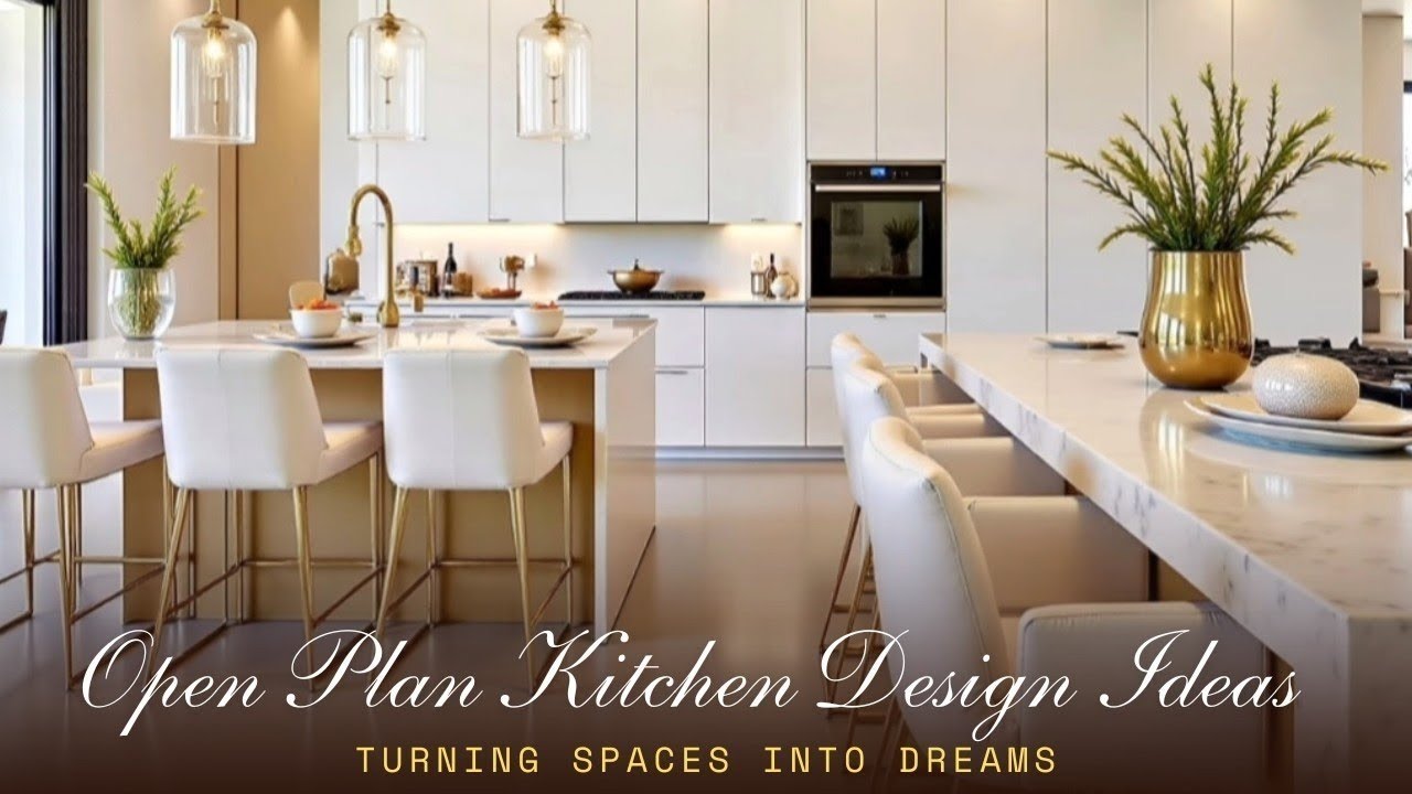 Modern Open Plan Kitchen Design Ideas | Stylish & Functional Spaces | Open Concept Kitchen Designs