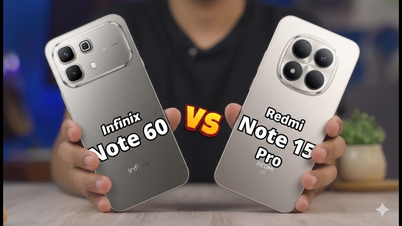 Infinix Note 60 5G vs Redmi Note 15 Pro 5G