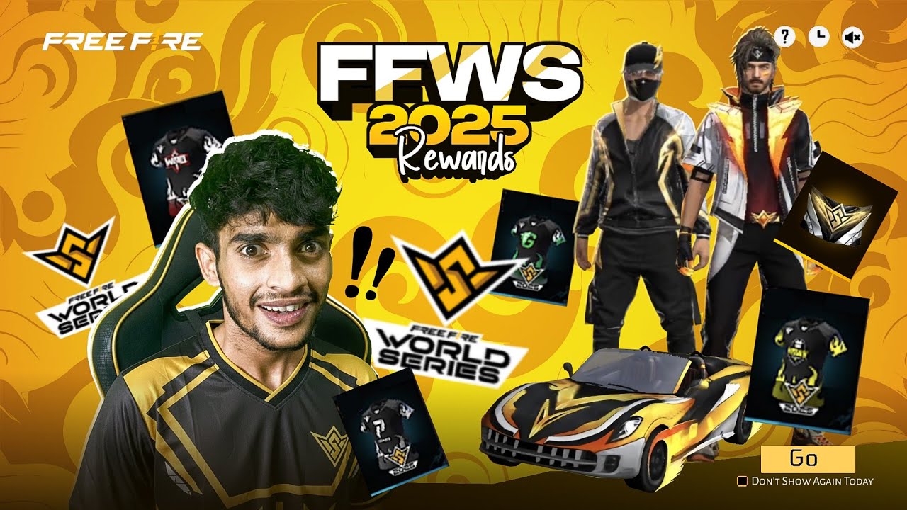 FFWS 2025 FREE REWARDS 🇮🇳 Free Fire MaX