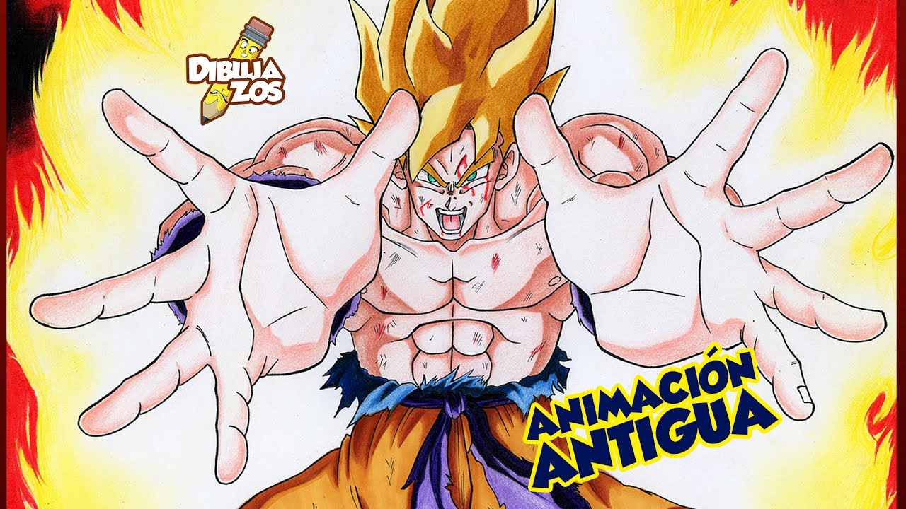 COMO DIBUJAR A GOKU SSJ ESTILO ANTIGUO (DBZ) | ¿LA ANIMACIÓN DE ANTES FUE MEJOR? | ANÁLISIS